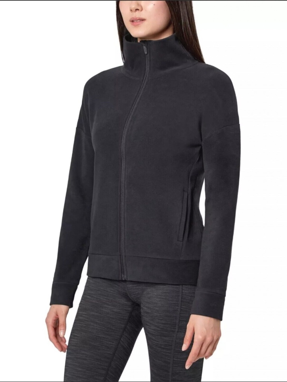 Mondetta Ladies' Cozy Full Zip Jacket Color Black